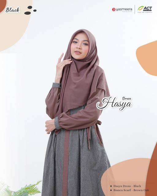 HASYA DRESS NAVY &amp; RED  || YASSMEERA