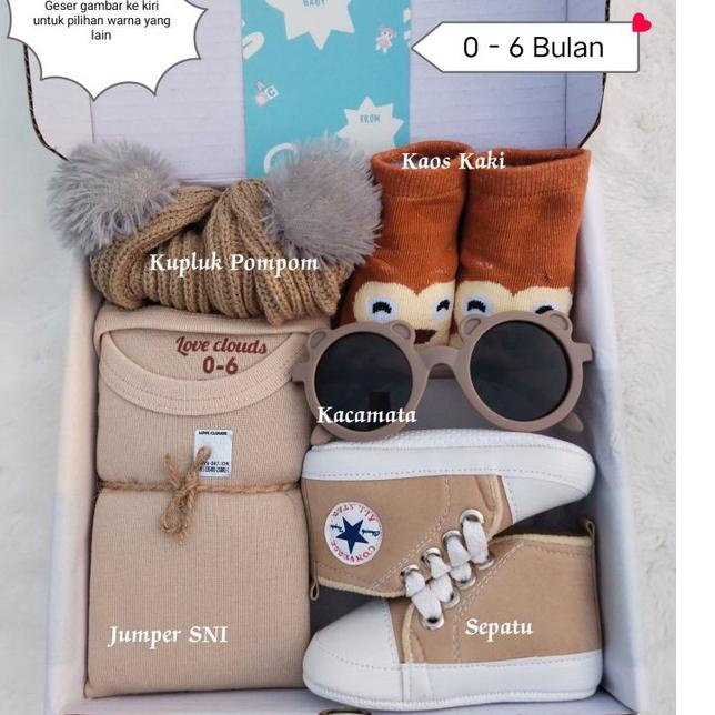 < ❤> Hampers Bayi Newborn Baby Gift Set Unisex Kado Kelahiran Parcel Bayi Laki-laki Perempuan + Extr
