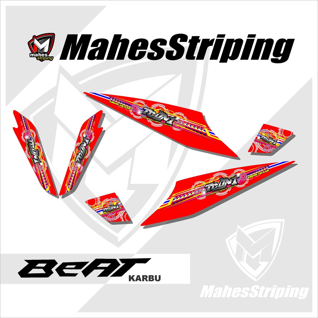 30 Ide Keren  Stiker  Beat Karbu Thailook Aneka Stiker  Keren 