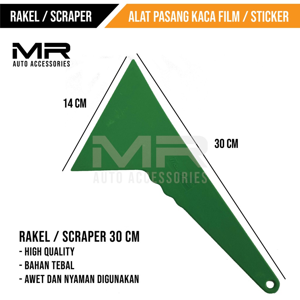 Rakel / Kape / Scraper Panjang 30 CM Alat Pasang Stiker dan Kaca Film High Quality