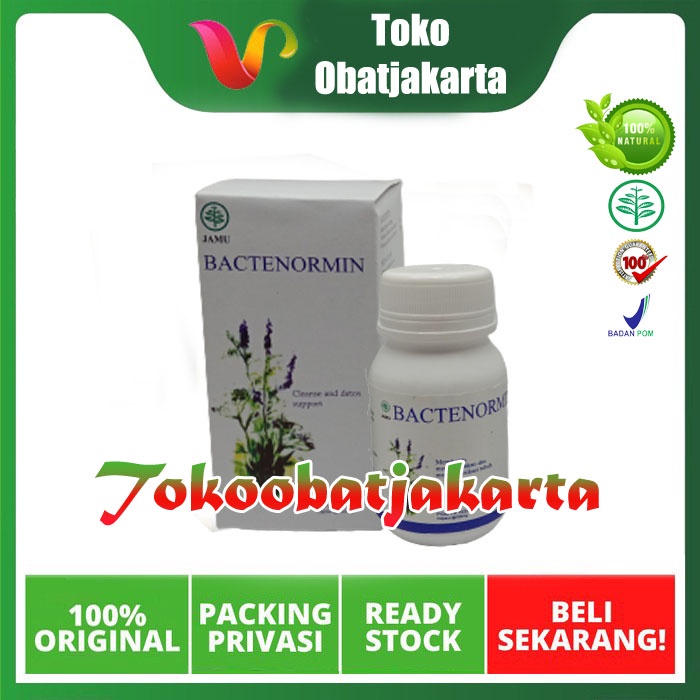 Bactenormin - Promo BACTENORMIN Obat Anti Parasit Pembasmi Bakteri Tubuh 100% Asli Original BPOM