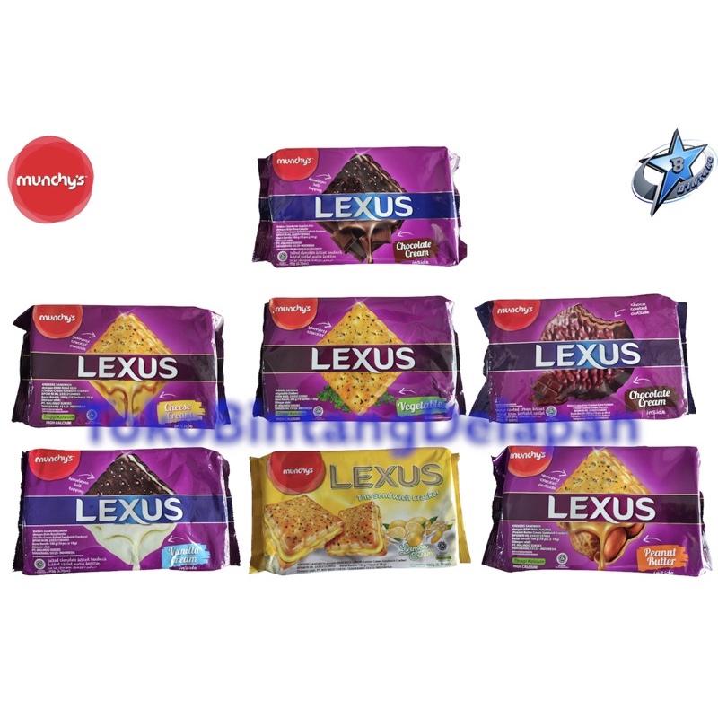 

Munchys LEXUS Biskuit 190g isi (10pcs) All Variant