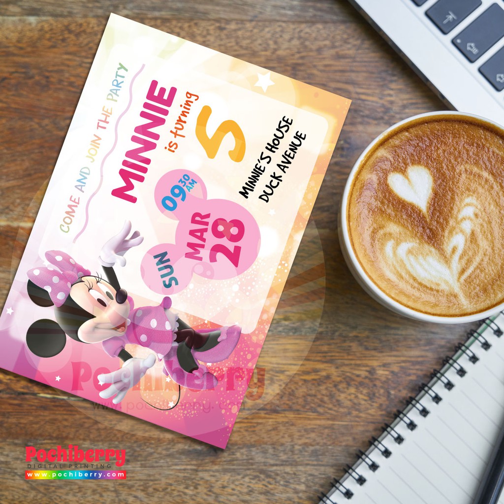 

Kartu Ulang Tahun - Minnie 02