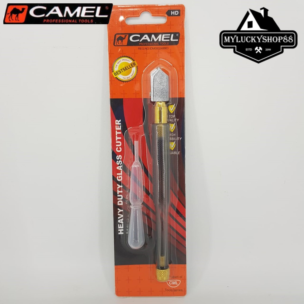 Camel Glass Cutter Heavy Duty 8816 - Mata Pisau Alat Potong Kaca HD