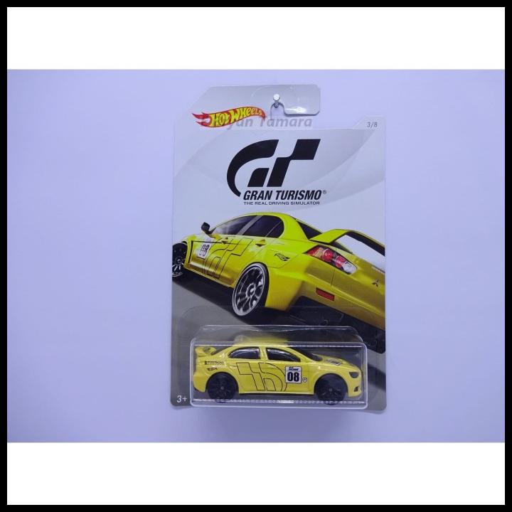 Hot Wheels Mitsubishi Lancer Evolution 2008 Kuning