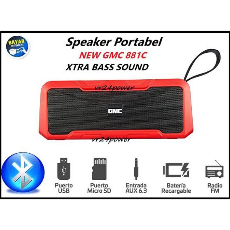spraker Bluetooth GMC Original 881C 20W RMS