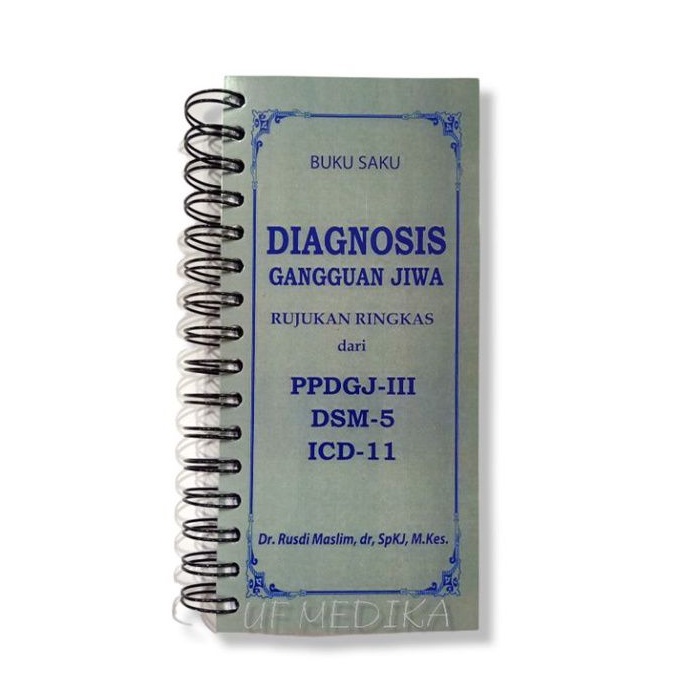 Buku Kedokteran Diagnosis Gangguan Jiwa PPDGJ
