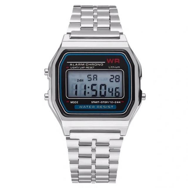 JAM TANGAN DIGiTAL CITIZEN RANTAI PUTIH