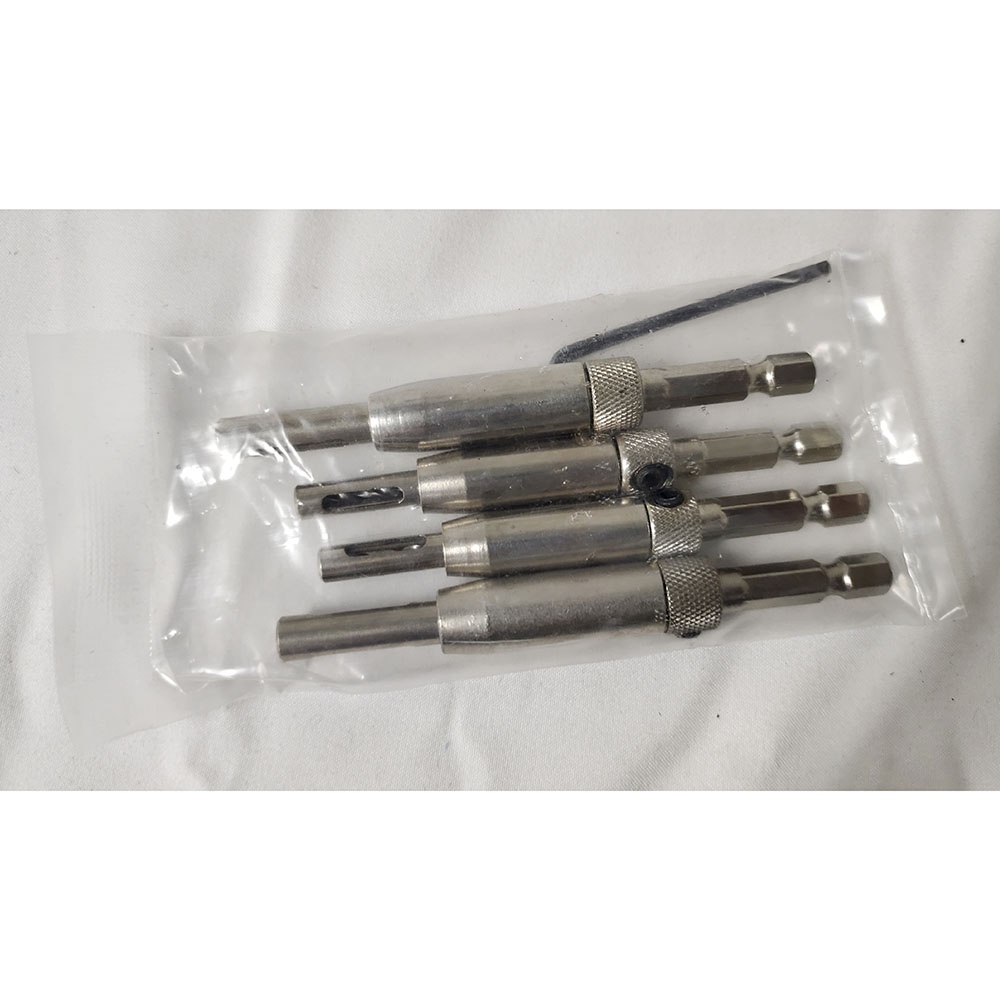 Mata Bor Hinge Hole Opener Self Centering Drill Bit 4 PCS - ZM-21 - Silver