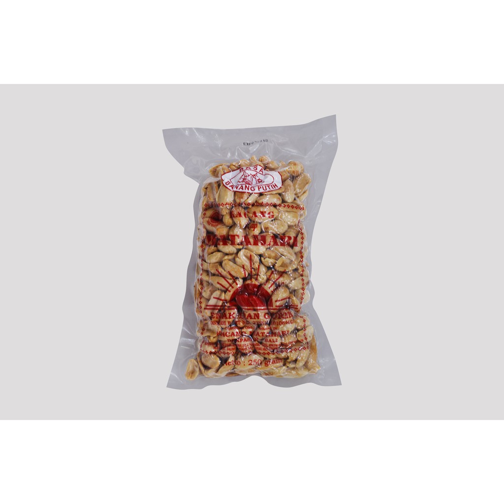 

Kacang Bali Cap MATAHARI Ukuran Kecil 250gr (Rasa Original & Bawang)
