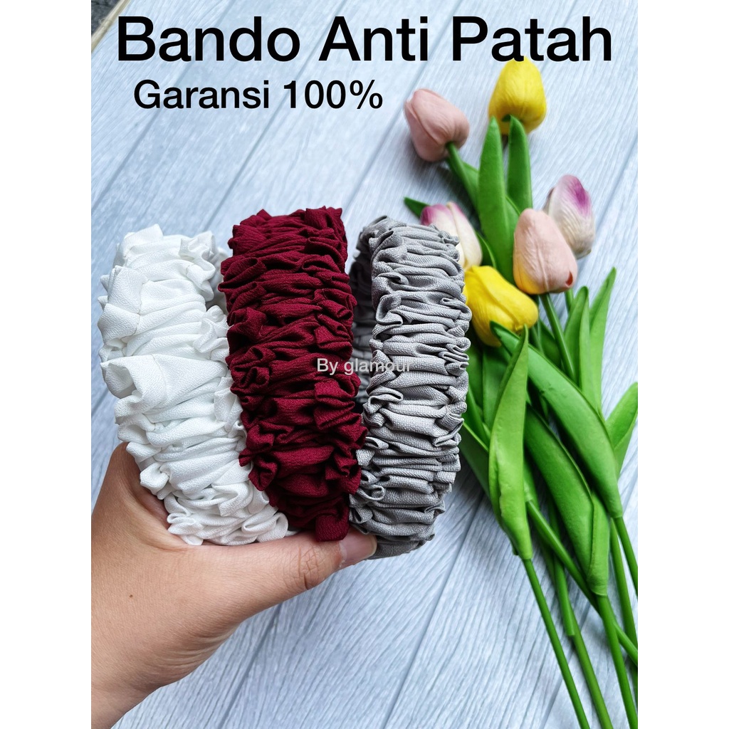 ANTI PATAH BANDO NAGITA SLAVINA AWAN SCRUNCI BAHAN KOREA PREMIUM