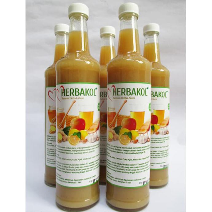 

Terlariss Jus Herbal Bawang Putih+Jahe+Lemon Import+Cuka Apel+Madu Herbakol Neww