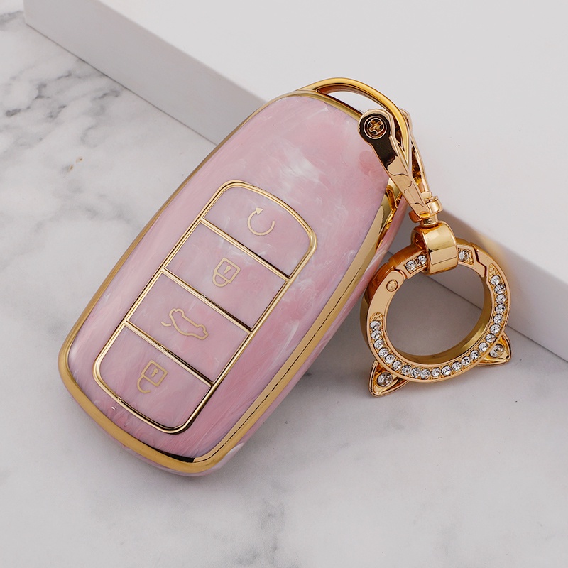 Casing Kunci Mobil Bahan TPU Motif Giok Untuk Chery Tiggo 8 pro Tiggo 8Plus New 5 Plus 7