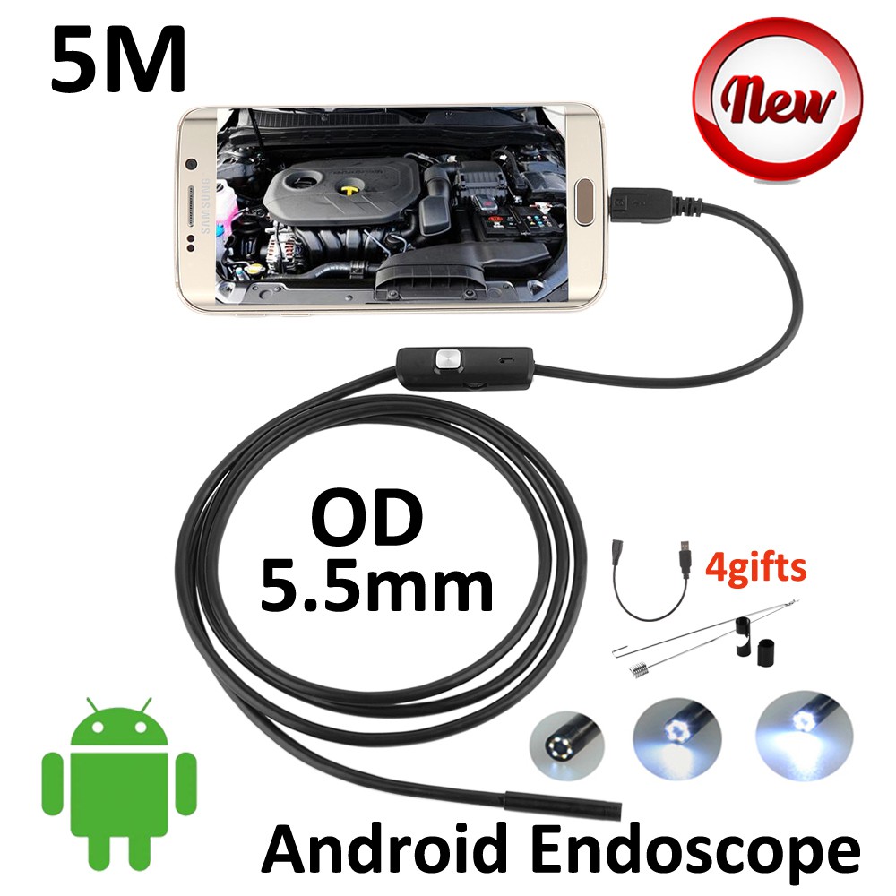 Endoscope camera boreskop 5m - kamera spy endoscope 5 meter