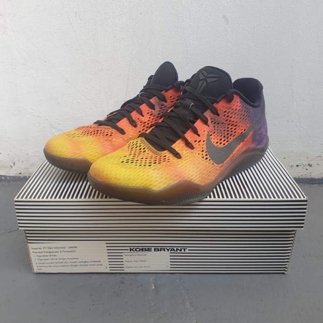 KOBE 11 Sunset NIKE ORIGINAL  Sepatu Basket Basketball Shoes Preloved 2nd