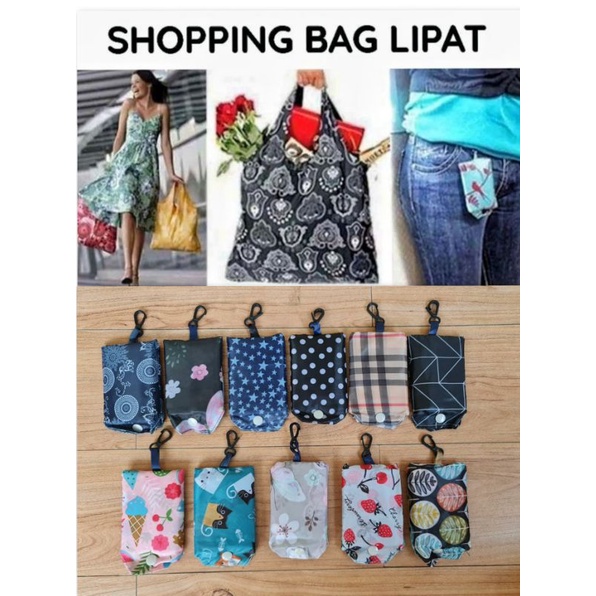 Shopping Bag lipat Tas belanja pouch