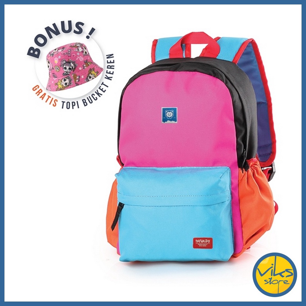 Tas Sekolah SD Anak Cowok Cewek Ukuran Sedang Tas Punggung Tas Ransel Backpack Premium