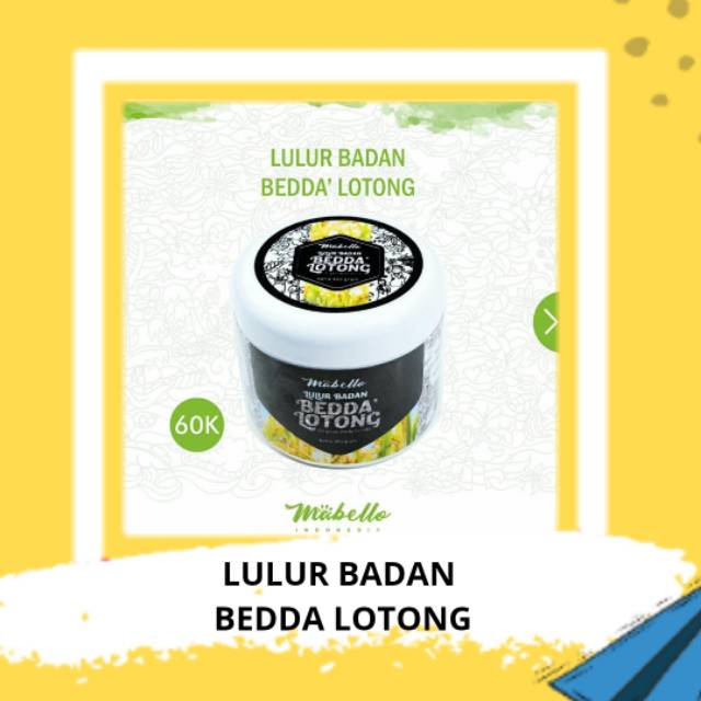 Lulur badan mabello