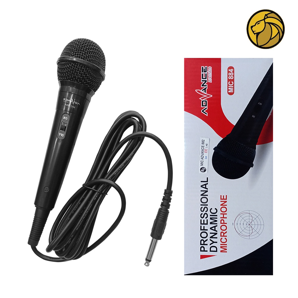 Microphone Wired Advance MIC-884 Body Metal