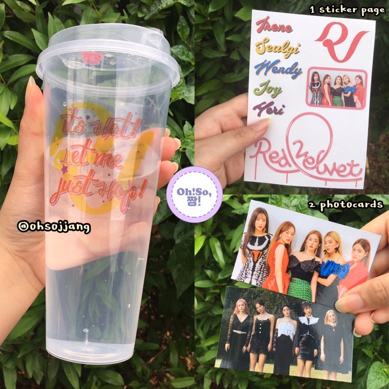 RED VELVET REUSABLE CUP