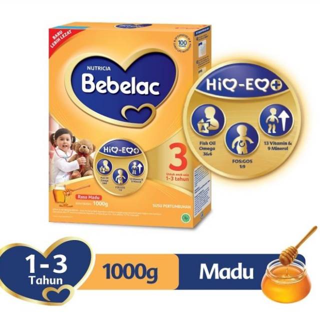 Bebelac 3 Vanila / Madu 1000g