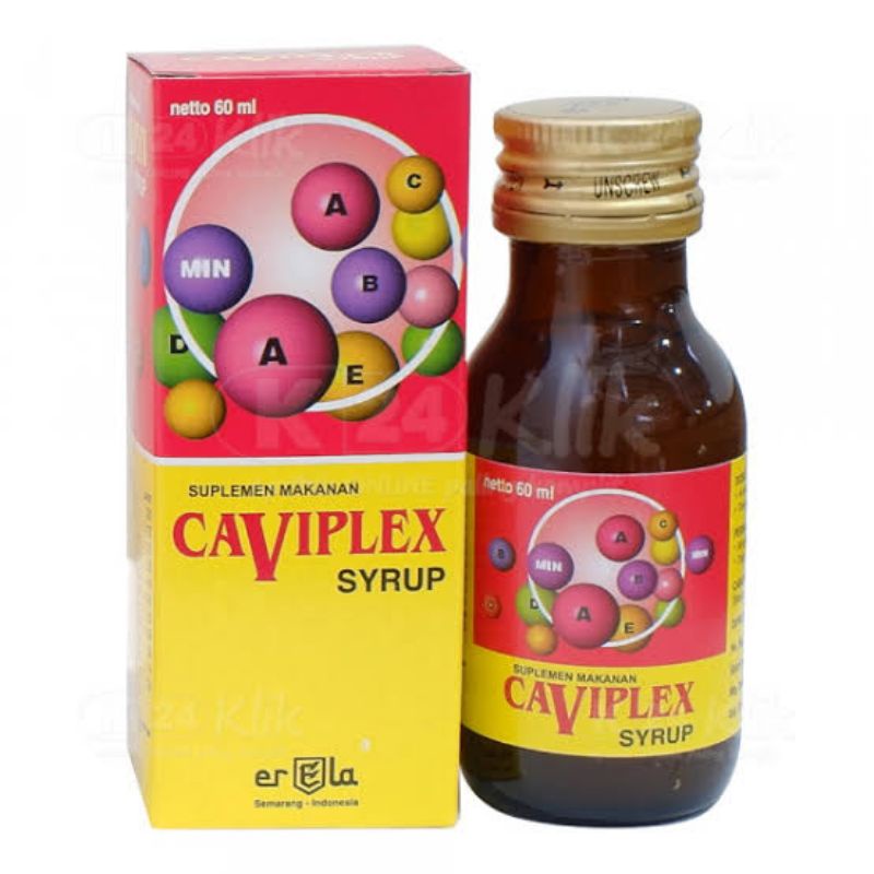 caviplex Sirup suplemen makanan multivitamin mineral vitamin viral