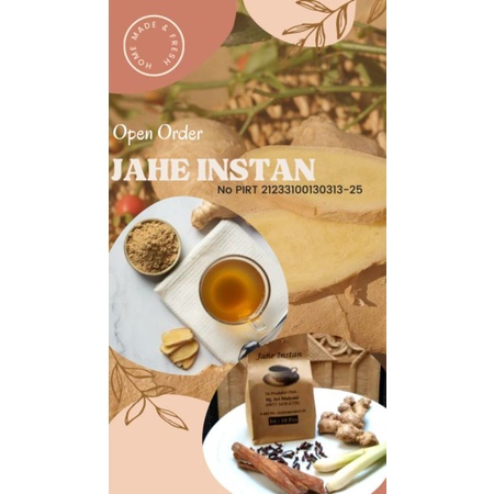 

Jahe Instan Home Made