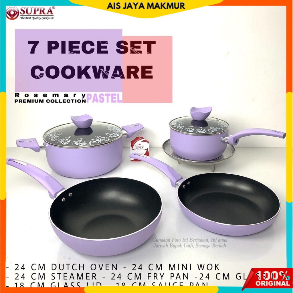 Panci set supra 7 pcs cookware set supra
