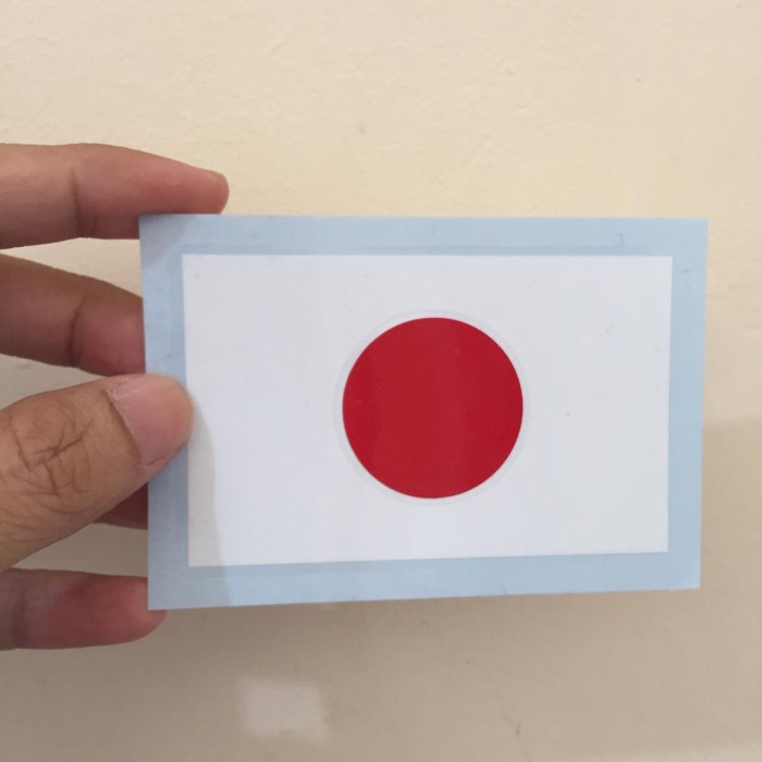 CUTTING STICKER FRAME SEPEDA BENDERA JAPAN JEPANG