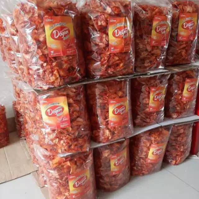 

TERMURAH 1 Kg KRIPIK SINGKONG SAMBAL BALADO PEDAS Snack KRISIS