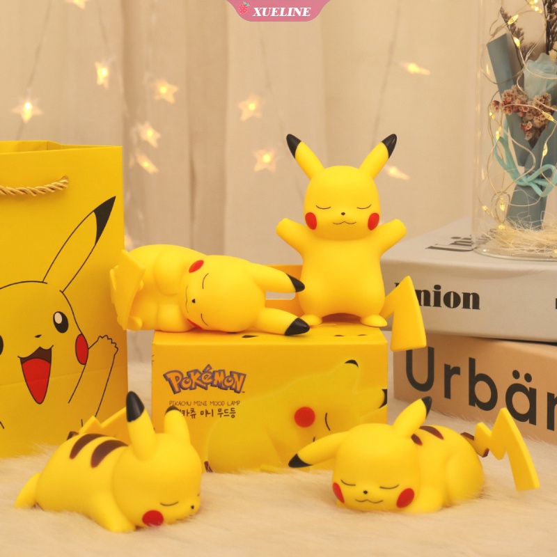 Lampu Malam led mini Desain Pokemon Pikachu Untuk Dekorasi Kamar Tidur