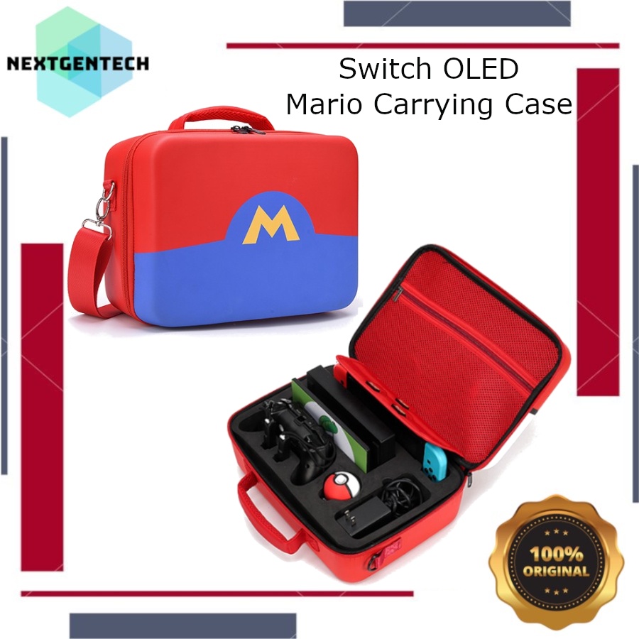 Carrying Bag Nintendo Switch OLED Mario Travel Storage Nintendo Switch Case Mario Shoulder