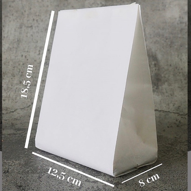 Paper food bag polos
