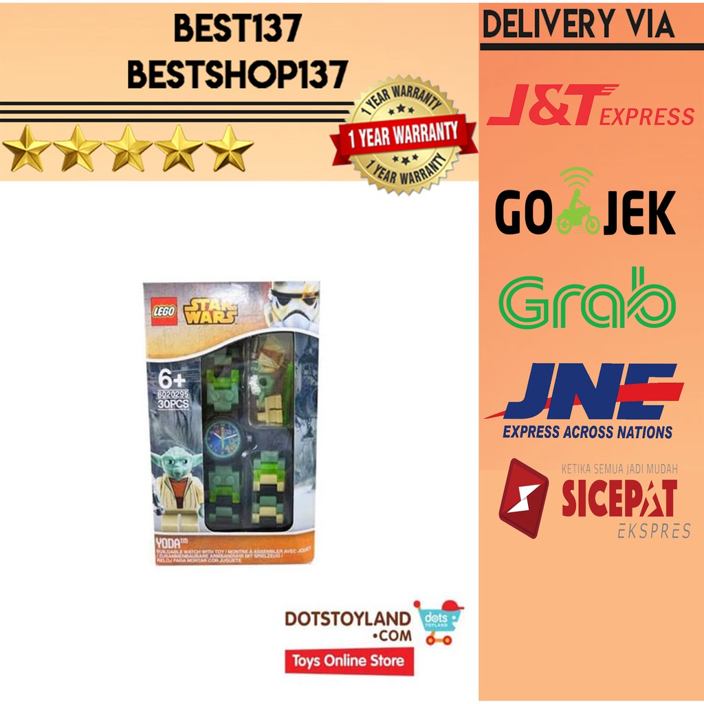 LEGO JAM TANGAN ANAK STAR WARS CARACTER YODA ORIGINAL Diskon