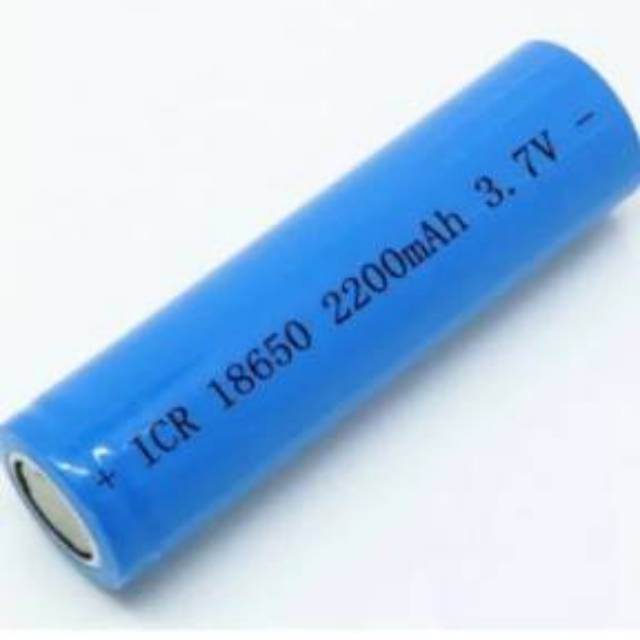 Baterai Batre Battery 18650 Kapasitas Real Asli 2200 mAh Rechargeable Grosir