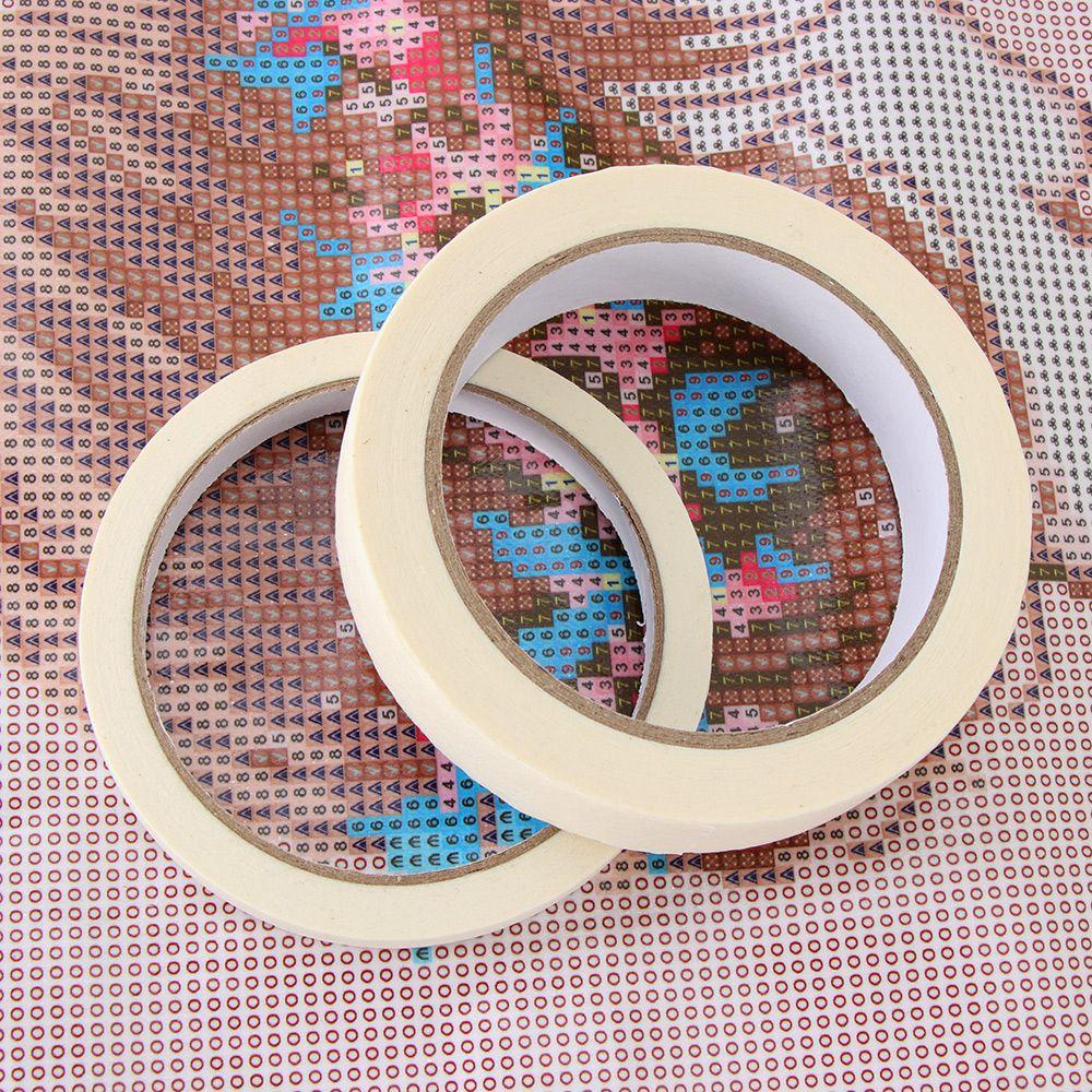 Top 20m tape Anti Kotor Putih Stiker Cross Stitch DIY Masking tape