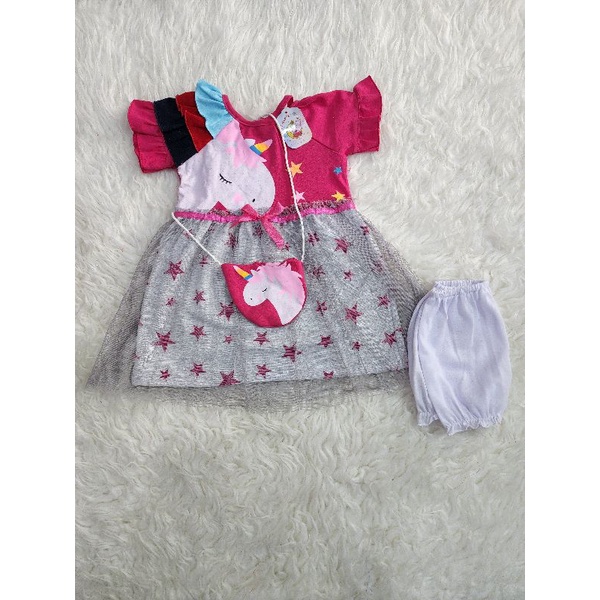 baju bayi perempuan dress tutu hscg8