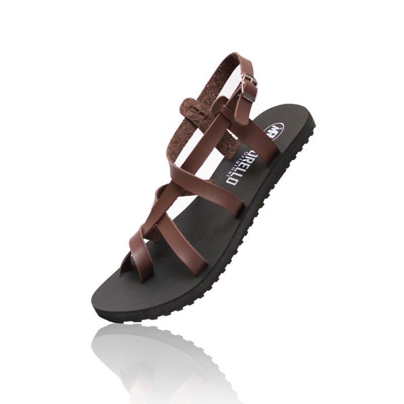 Sandal Pria Morello Half Gladiator Brown