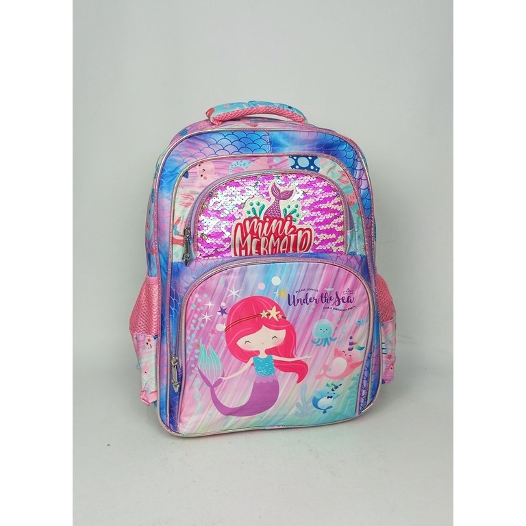 TAS ANAK PEREMPUAN IMPORT TAS ANAK USAP MODEL MANIK MANIK GAMBAR LOL UNICORN MERMAID TAS KEKINIAN TERBARU