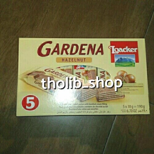 

wafer loacker gardena hazelnut 5 x 38 gr