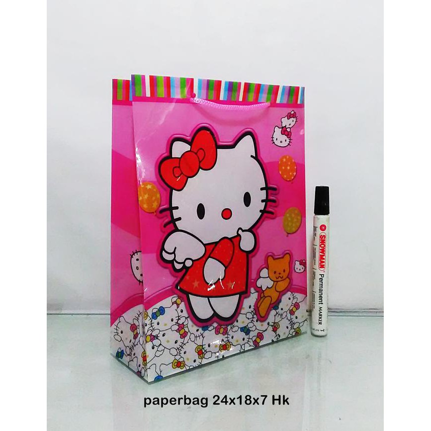 

Paper Bag Hello Kitty 24 Cm X 18 Cm X 7 Cm