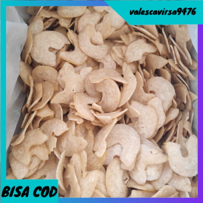 

⭐BISA COD⭐ Kerupuk Udang Mede(bengkok) 1kg