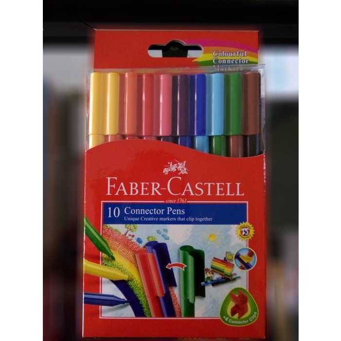 

Aman Connector Pen Faber Castell Isi 10 Bagus