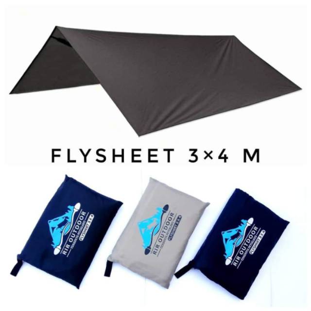 Flysheet RIR OUTDOOR Atap Tenda Camping Hiking