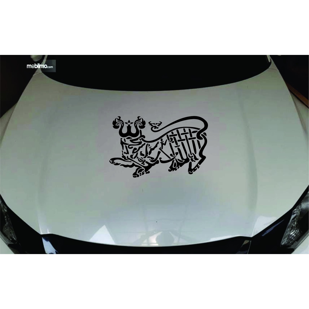 STIKER MOBIL MACAN ALI Sticker Cutting Keratonan Cirebon Macan Ali STIKER KALIGRAFI MACAN ALI CIREBO