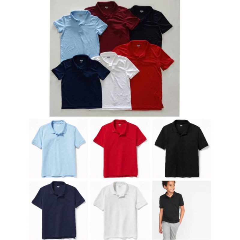Polo Jersey anak, kaos kerah polo jersey