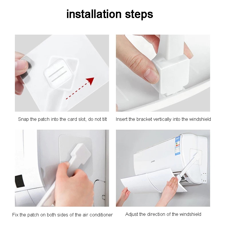 Talang AC Penghalang Angin AC AC REFLECTOR UNIVERSAL