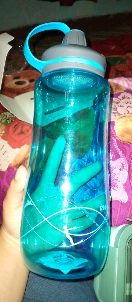 Botol Minum Maxhome Hc5202  / Bottle Minum Plastik 1200ml - Green Blue Grey