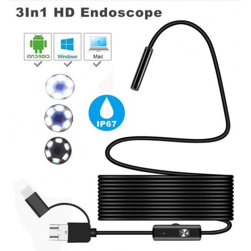 Y101 - Endoscope Camera Ear Cleaning HD Waterproof Endoskopi Kamera Mini Pembersih Telinga