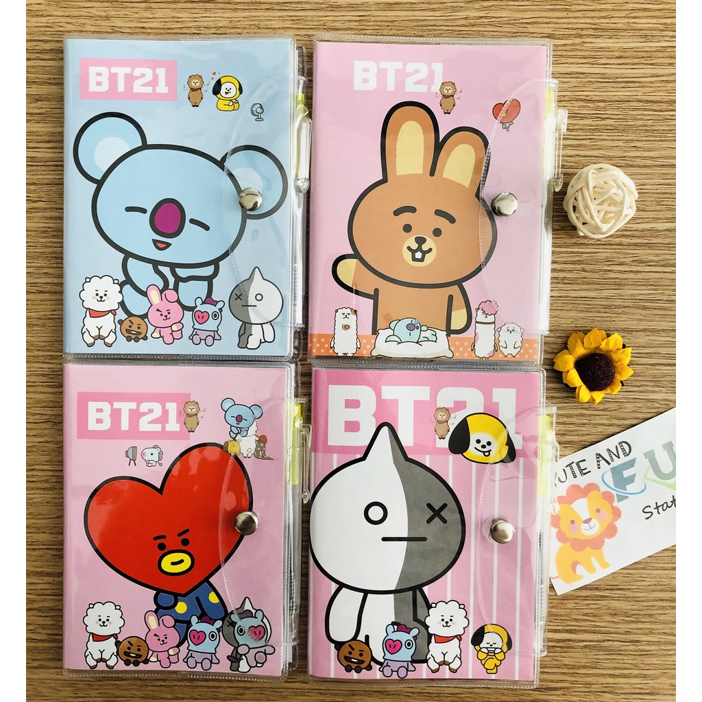 

(A6) BUKU DIARY KANCING + PULPEN BT21 503715 / NOTEBOOK